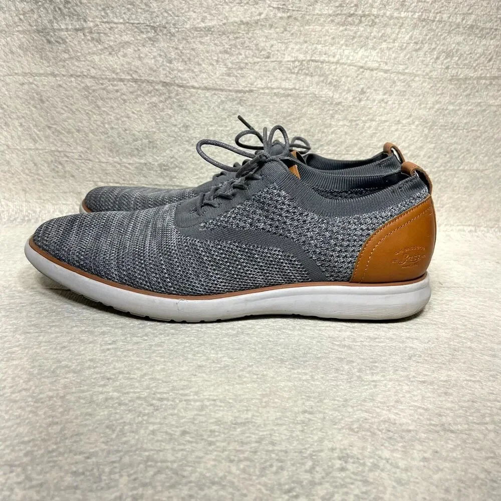 G.H. Bass & Co. Mens Oxford Knit Shoes Size 12 Gray‎